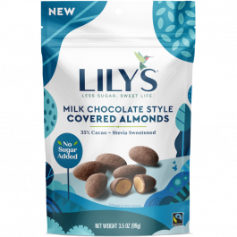 ALMONDS COVERED 99G MILK LILY'S