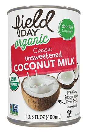 LAIT COCONUT 400ML ORG FIELD DAY