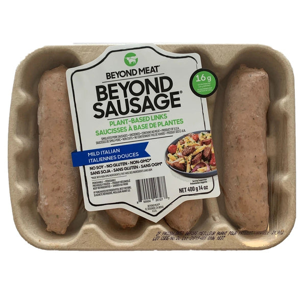 Beyond Meat Vegan Plant Based Hot Italian Brat, 3.52 Ounce -- 50 per Case