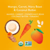 MANGO CARROT NAVY BEANS & COCONUT BUTTER 99G OUAF
