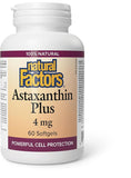ASTAXANTHIN 60 GEL 12 MG  NATURAL FACTORS