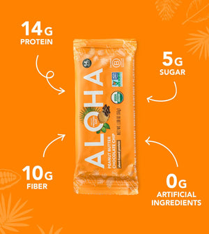 BAR ALOHA 56G PEANUT CHOCOLATE CHIPS