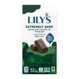 BARRE CHOCOLAT.85G LILY'S TRES NOIR