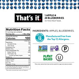 BAR THAT'S IT 5*35G APPLE BLUEBERRY