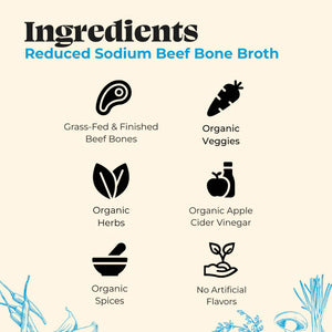 BONE BROTH 500ML CLASSIC BEEF REDUCED SODIUM