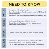 BRAIN SUPPORT 90 CAPS JUST.ING