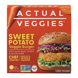 BURGER 340G SWEET POTATO ACTUAL VEGGIES