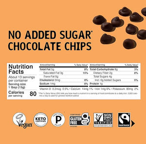 CHOCO CHIPS HU KITCHEN NO ADDED SUGAR