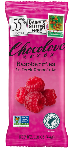 CHOCOLOVE 37G INDIVIDUAL RASPBERRY