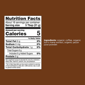 COFFEE 282G WHOLE THINK MUSHROOM FOUR SIGMATIC