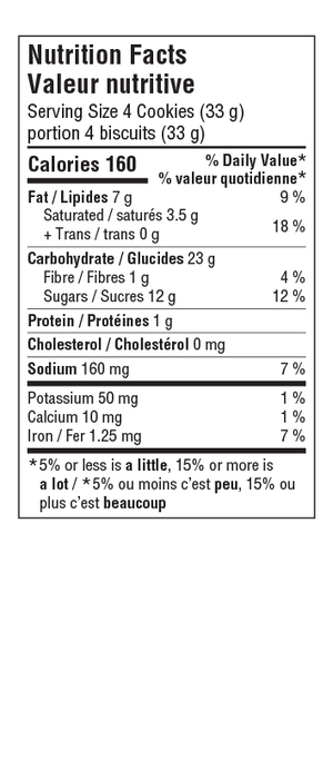 COOKIES CHOC CHIPS 220G MONTANA