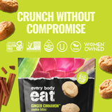 COOKIE BITES 155G GINGER CINNAMON  EVERY BODY EAT