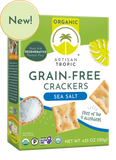 CRACKERS 120G SEA SALT GRAIN FREE ARTISAN TROPIC