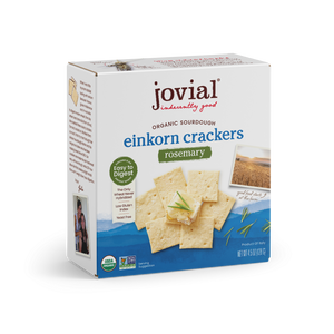 CRACKERS 128G EINKORN ROSEMARY