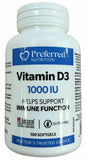 D-1000IU 100 GEL PREFERRED NUTRITION