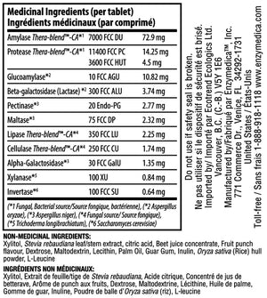 DIGEST KIDS 60TAB CHEWABLE ENZYMEDICA