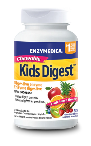 DIGEST KIDS 60TAB CHEWABLE ENZYMEDICA