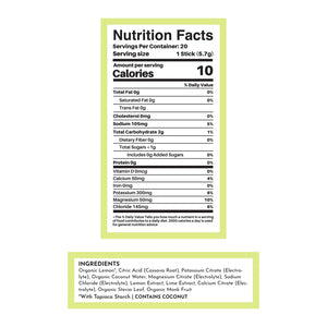 ELECTROLYTES 114G (INDIVIDUAL PACKETS) LEMON LIME