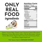 ELECTROLYTES 335G COCONUT LIME JUST INGREDIENTS