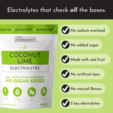 ELECTROLYTES 335G COCONUT LIME JUST INGREDIENTS