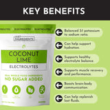 ELECTROLYTES 335G COCONUT LIME JUST INGREDIENTS