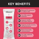ELECTROLYTES 20*9G FRUIT PUNCH JUST INGREDIENTS