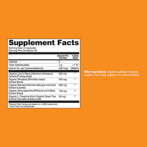 FOCUS 90CAP  LION'S MANE MUSHROOM FOUR SIGMATIC