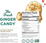 GINGER CHEWS 84G CANDY MOU