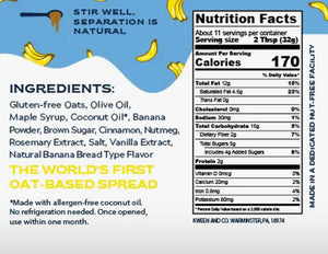 GRANOLA BUTTER 340G BANANA