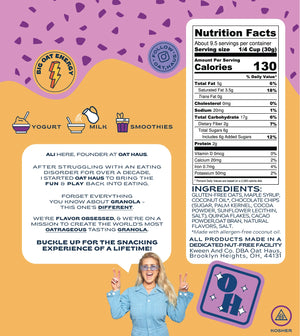 GRANOLA 284G BROWNY BATTER OAT HAUS