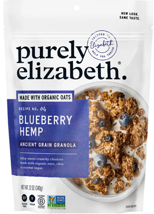 GRANOLA ORGANIC 340G BLUEBERRY HEMP