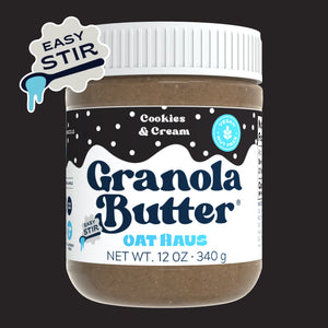 GRANOLA BUTTER 340G COOKIES &  CREAM