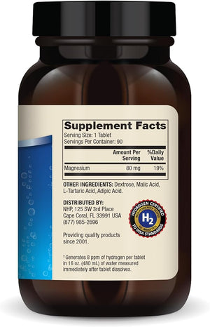 H2 90TAB MOLE HYDROGEN MERCOLA