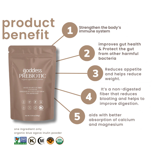 INULIN 500g PREBIOTIC THE GODDESS – Nature Sante