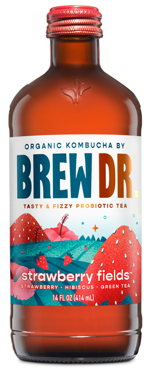 KOMBUCHA 414 ML DR.BREW STRAWBERRY