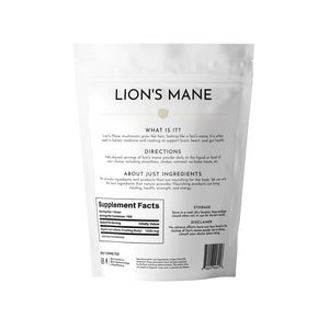 LION'S MANE 100G ORGANIC JUST.INGREDIENTS