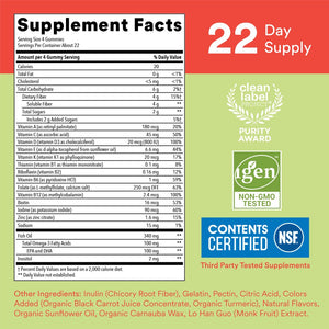 MULTI  & FIBER  KIDS 90 GUMMIES SMARTY PANTS