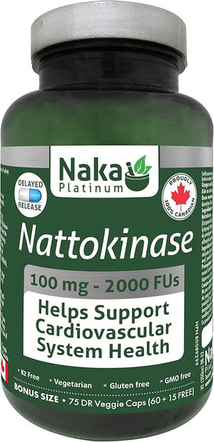 NATTOKINASE 100MG 75CAP BLAC