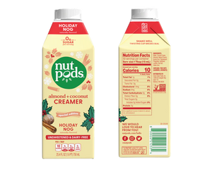 NUTPODS 750ML HOLIDAY NOG