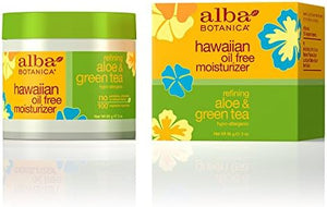 CREAM OIL-FREE 85G HAWAIIAN ALOE & GREEN TEA ALBA BOTANICA