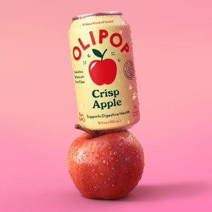 OLIPOP 355ML CRISP APPLE
