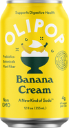 OLIPOP 355ML BANANA CREAM