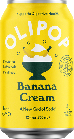 OLIPOP 355ML BANANA CREAM