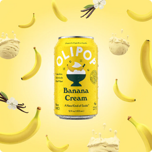 OLIPOP 355ML BANANA CREAM