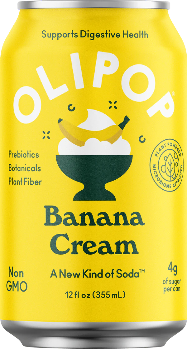 OLIPOP 355ML BANANA CREAM – Nature Sante