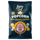 POPCORN 130G REAL CHEDDAR ORGANIC LESSER EVIL