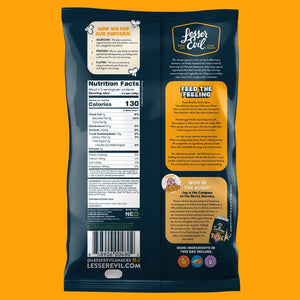 POPCORN 130G REAL CHEDDAR ORGANIC LESSER EVIL