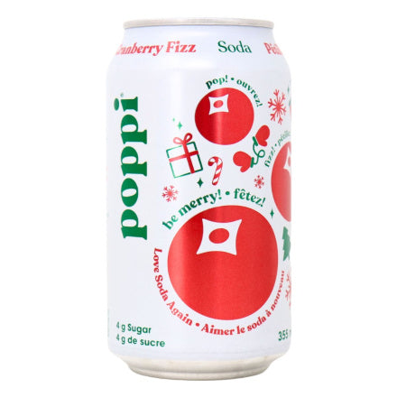 POPPI 355ML CRANBERRY FIZZ – Nature Sante