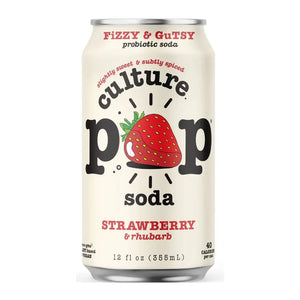 POP CULTURE 355ML STRAWBERRY RUIBARB