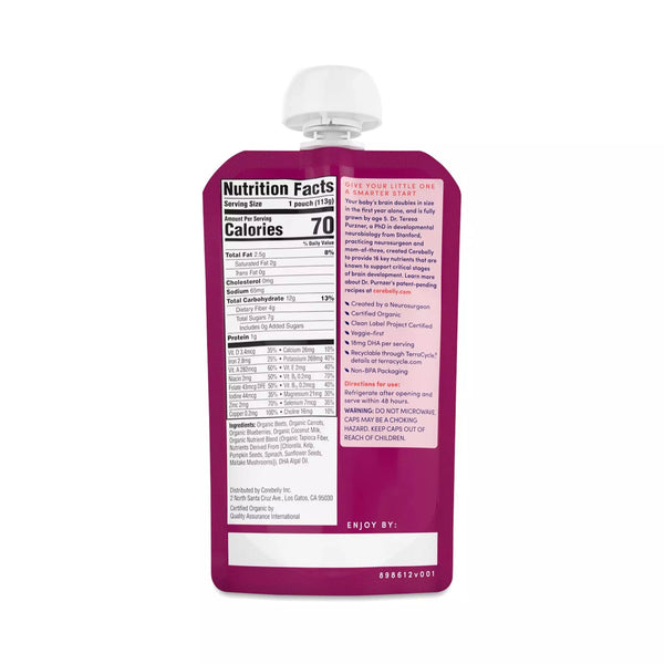 POUCH 113G CEREBELLY BEET CARROT – Nature Sante
